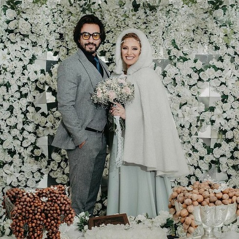 نگین معتضدی و همسرش امین امانی نگین معتضدی و همسرش امین امانی