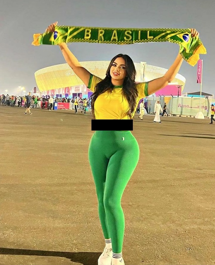 هواداران زن جذاب در جام جهانی